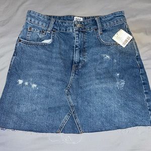 NWT Urban Outfitters denim mini skirt